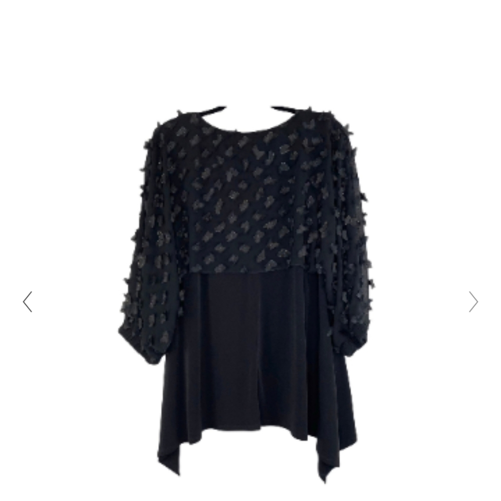STUNNING IC BY CONNIE K BLOUSE NWT